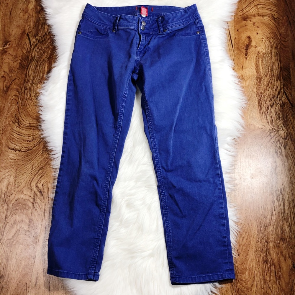 Elle Paris purple ankle jeans
